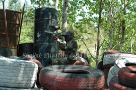 Partie de paintball à Chibougamau