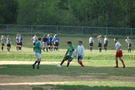 Partie de soccer à Chibougamau