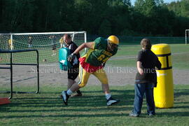 Match de l'équipe de football Troïlus de Chibougamau.