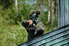 Partie de paintball à Chibougamau