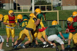 Match de l'équipe de football Troïlus de Chibougamau.