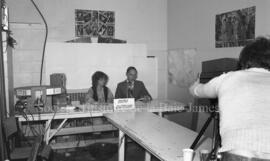 Local de la radio communautaire de Lebel-sur-Quévillon était enregistré ainsi que les       respo...