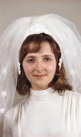 Ginette Frenette à son mariage à Lebel-sur-Quévillon