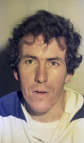 Raymond Pronovost, membre de l’équipe de hockey Le Domtar de Lebel-sur-Quévillon