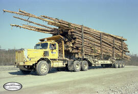Camion de bois pour la Domtar à Lebel-sur-Quévillon