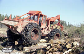 Machinerie à l’extérieur de l’usine Domtar à Lebel-sur-Quévillon