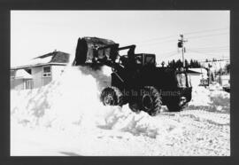 Opération de déneigement de Chibougamau.