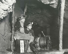 Treuil utilisé dans les mines