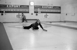 Partie de curling aux finales des Jeux du Québec à Chapais