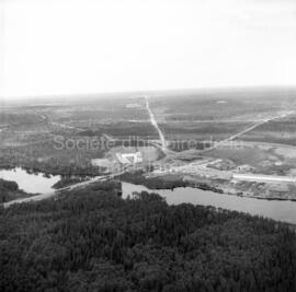 Vue aérienne de la Scierie Barrette-Saucier de Lebel-sur-Quévillon