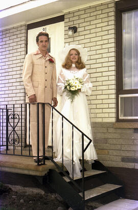 Ginette Dumont et Bernard Germain à leur mariage à Lebel-sur-Quévillon