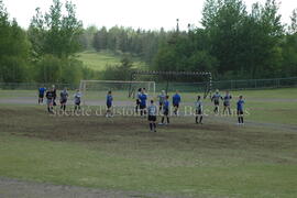 Partie de soccer à Chibougamau