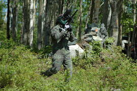 Partie de paintball à Chibougamau