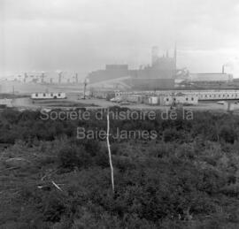 Vue aérienne de l’usine Domtar de Lebel-sur-Quévillon