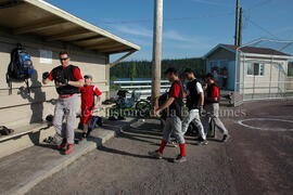 Partie de baseball à Chibougamau