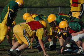 Match de l'équipe de football Troïlus de Chibougamau.