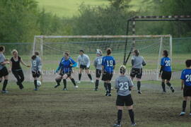 Partie de soccer à Chibougamau