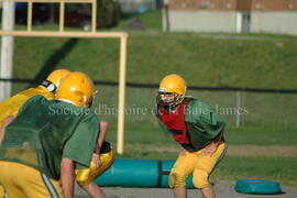 Match de l'équipe de football Troïlus de Chibougamau.