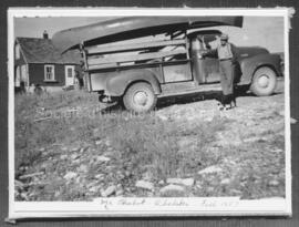 M. Chabot, chauffeur de taxi à la mine Obalski en 1957.