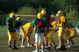 Match de l'équipe de football Troïlus de Chibougamau.