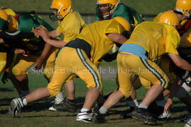 Match de l'équipe de football Troïlus de Chibougamau.