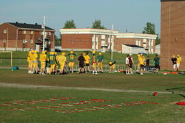 Match de l'équipe de football Troïlus de Chibougamau.
