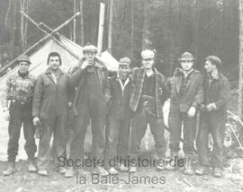 Employés de la construction du chemin de fer de l'Abitibi